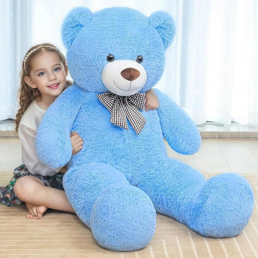 SNOWOLF XXL Teddybär 120cm Riesen Weiches Spielzeug gross Stofftier Plüschtier Plüschbär Kuschelbär