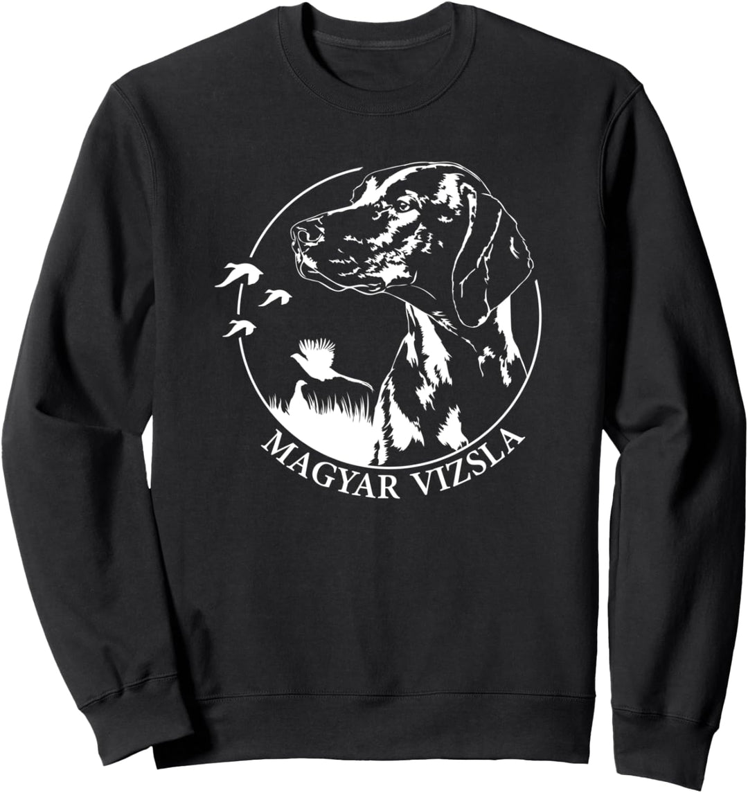 Magyar Vizsla Jagdhund Hunderasse Portrait Jäger Jagdhunde Sweatshirt