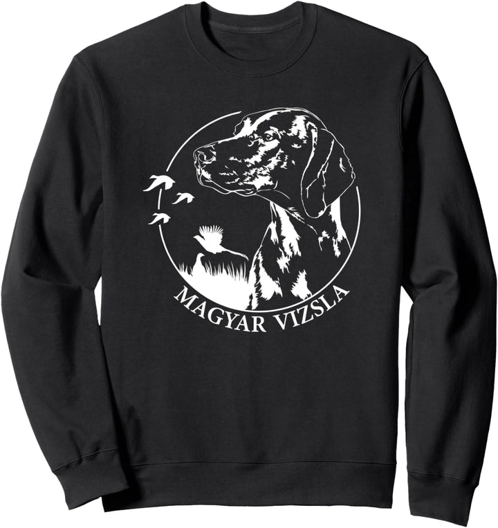 Magyar Vizsla Jagdhund Hunderasse Portrait Jäger Jagdhunde Sweatshirt
