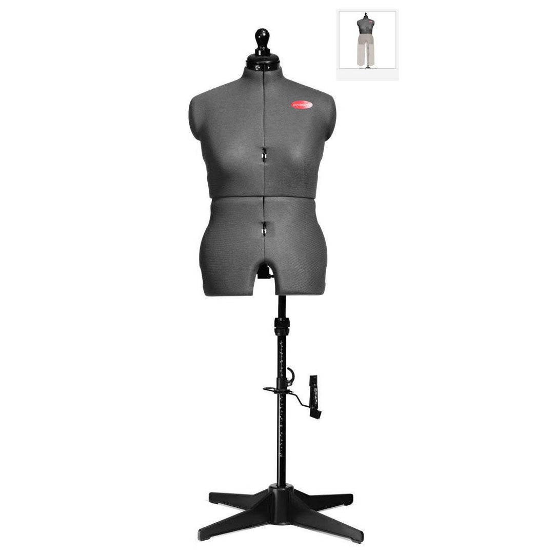 Prym 610256 Prymadonna Multi M Schneiderbüste, metal, grau