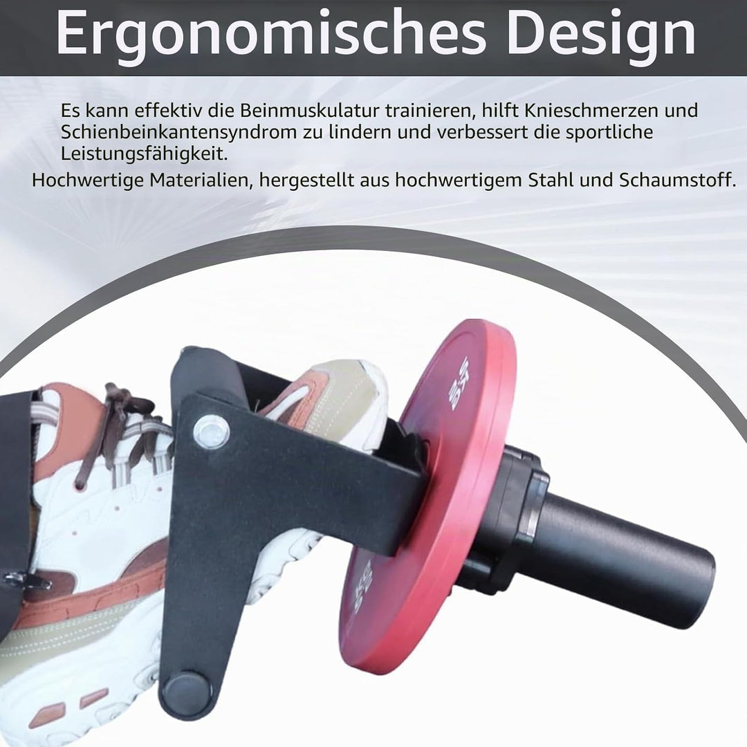 Tibialis Trainer, Beinstrecker Beinbeuger Gerät für Fitnessstudio Training im Freien und Urlaub Bein
