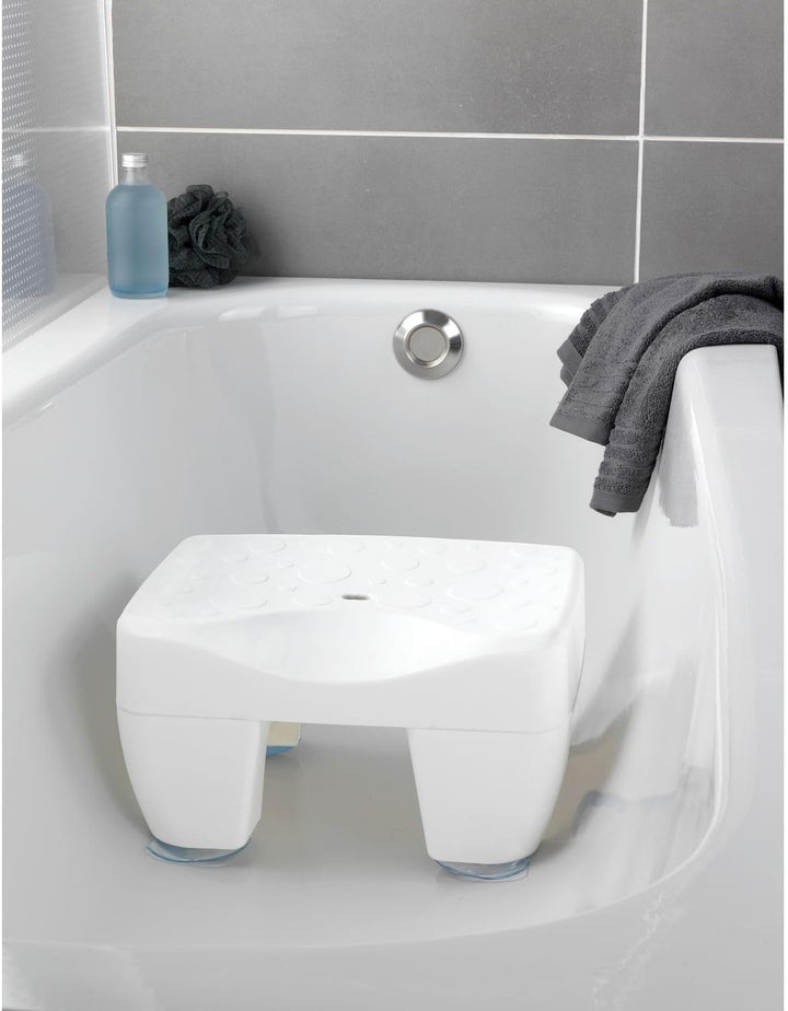 Wenko Hocker für Badewanne Secura – rutschfeste Füsse – Weiss