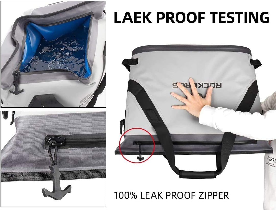 ROCKBROS Kühltasche Wasserdicht Kühler 17L Picknicktasche Isolierte Kühlbox Lunchtasche für Outdoor,