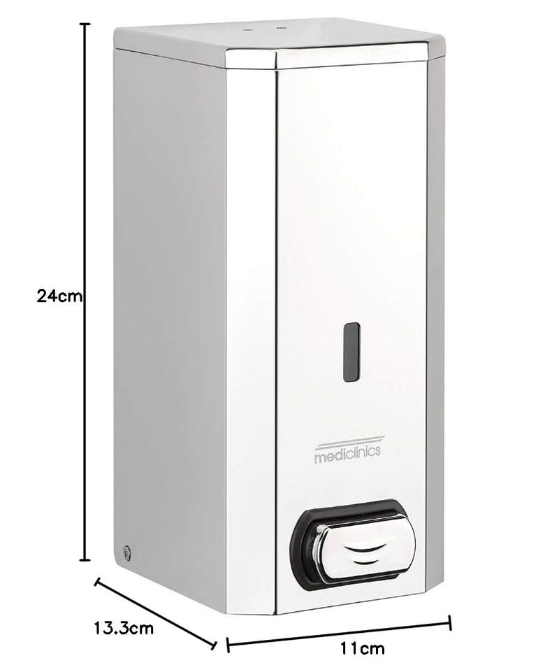 All Care 13147 Mediclinics Hoch Glanz Mediclinics Edelstahl Seifenspender, 1500 ml High Glass, High