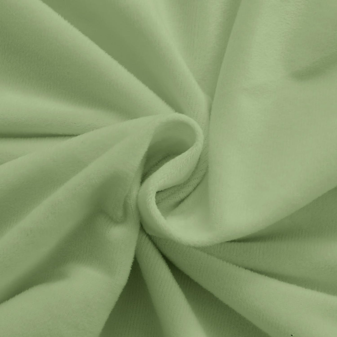 Winter Warme Winterbettwäsche 200x220 Grün Hellgrün Grau Samt Fleece Flauschige Kuschelig Plüsch Nic