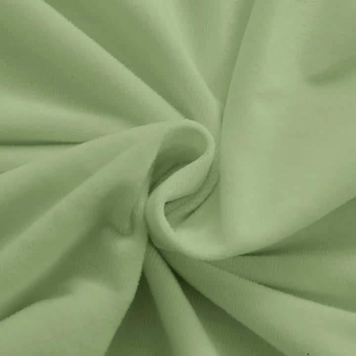 Winter Warme Winterbettwäsche 200x220 Grün Hellgrün Grau Samt Fleece Flauschige Kuschelig Plüsch Nic