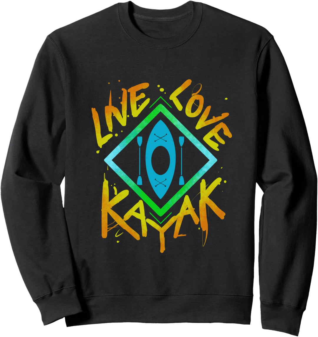 Kajak Geschenk Kajak im Freien Abenteuer Sweatshirt