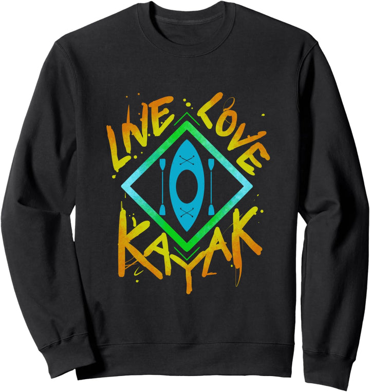 Kajak Geschenk Kajak im Freien Abenteuer Sweatshirt