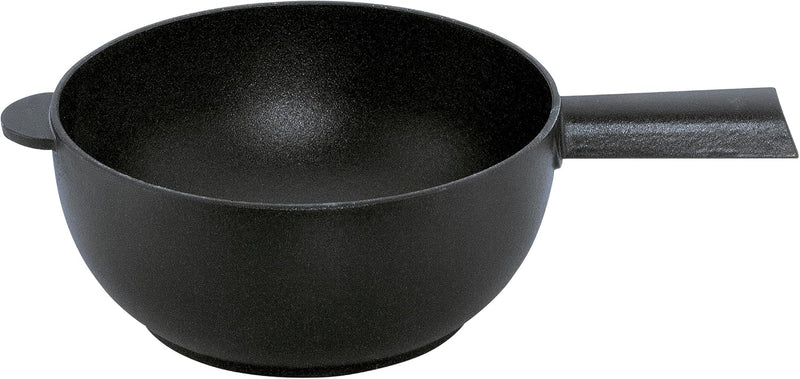 Spring Caquelon Saas-Fee Schwarz Matt 20 cm Fondue