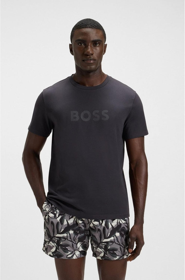 BOSS Herren T-Shirt RN T-Shirt aus Baumwoll-Jersey mit UV-Schutz von SPF 50+ XS 022dark Grey, XS 022