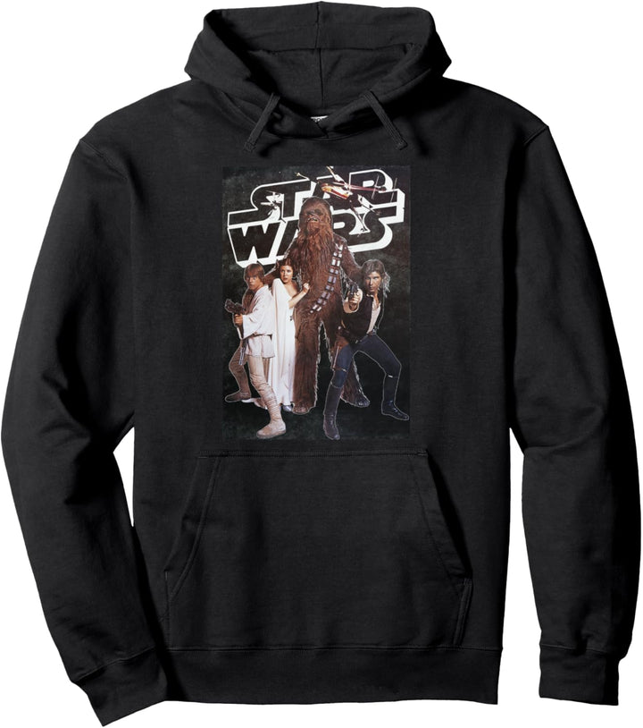 Star Wars Vintage Group Poster Pullover Hoodie