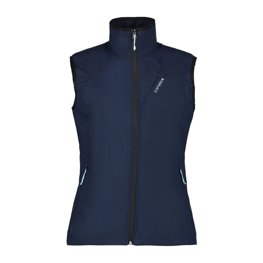 ICEPEAK Damen Brush SOFTSHELL Vest 36 Blau