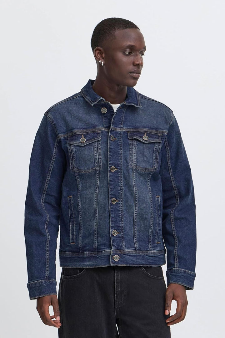 Blend BHBHNARIL Outerwear Outerwear Herren Jeansjacke Denim Übergangsjacke S Denim dark blue (200292
