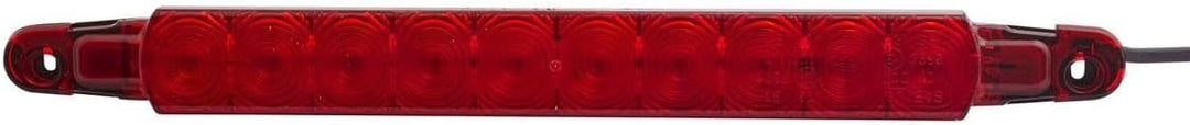 HELLA - Zusatzbremsleuchte - LED - 12V - Anbau/geklebt - Lichtscheibenfarbe: rot - LED-Lichtfarbe: r