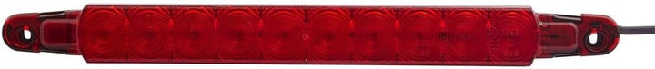 HELLA - Zusatzbremsleuchte - LED - 12V - Anbau/geklebt - Lichtscheibenfarbe: rot - LED-Lichtfarbe: r
