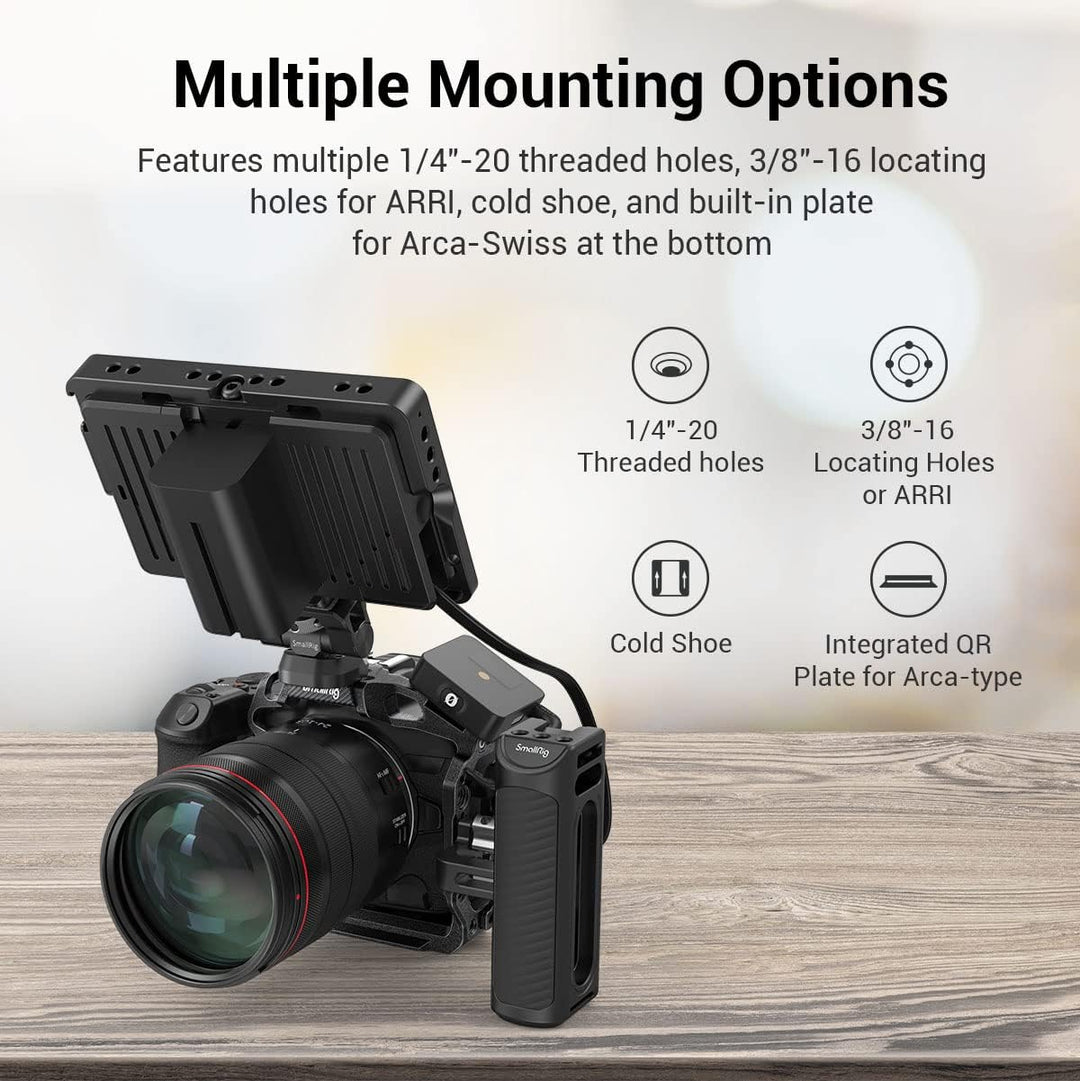 SMALLRIG Camera Cage R5 & R5 C & R6 Halbkäfig, Kamerakäfig mit Kabelklemme für Canon R5 & R5 C & R6-