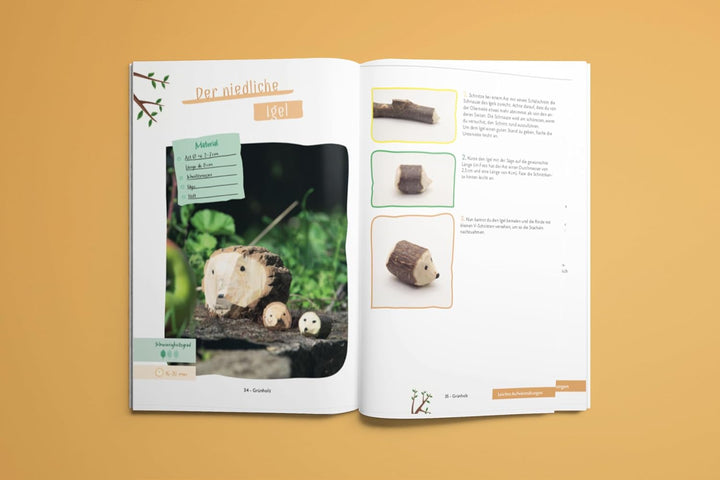 Schnitzen für Kinder – 55 coole Projekte mit Fotoanleitung zur Förderung der Konzentration & Feinmot