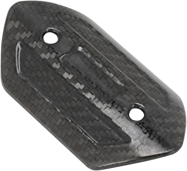 Motorrad-Auspuff-Hitzeschild aus echter Kohlefaser, für Motorräder, mittlere Auspuffrohre, Schutz, u
