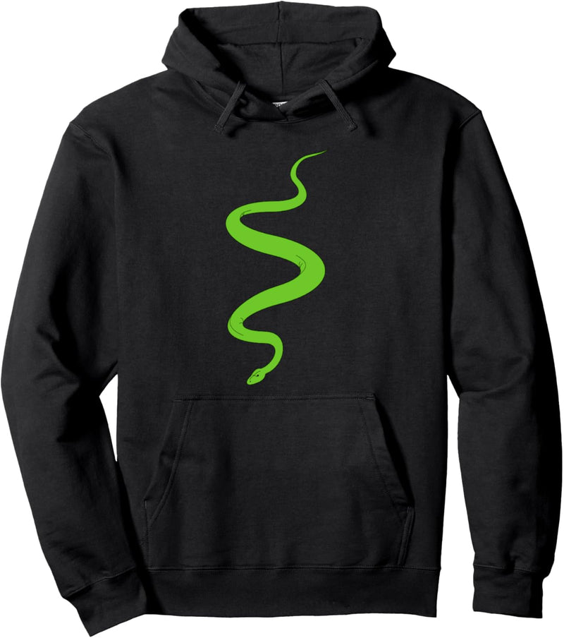 Grüne Grasschlange Pullover Hoodie