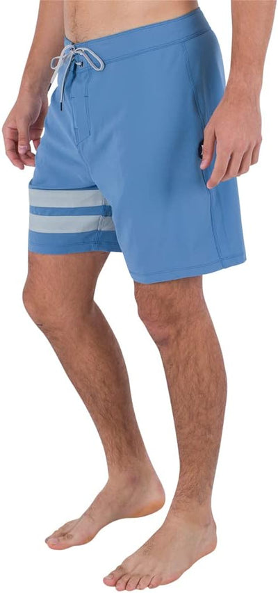 Hurley Herren Block Party 18' Badeshorts für Herren, Deep Aqua