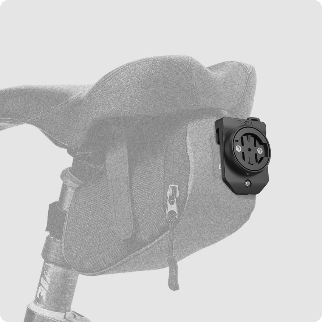 TUSITA Radsport Satteltaschenhalterung (Kleiner Schlitz) Kompatibel mit Garmin Varia RTL515, RTL510,