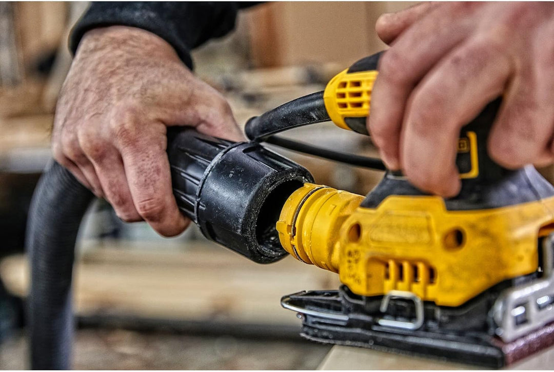 DeWalt Vibratiosnschleifer/ Schwingschleifer (230 Watt, Schwingkreis-ø 1.6 mm, Schleifplatte 108 x 1