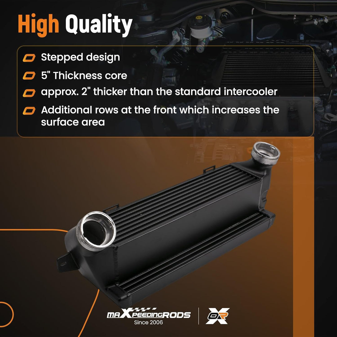 maXpeedingrods Intercooler Ladeluftkühler für 3er E90 E93 E92 E91 325d 330d 335d LLK Aluminiumlegier