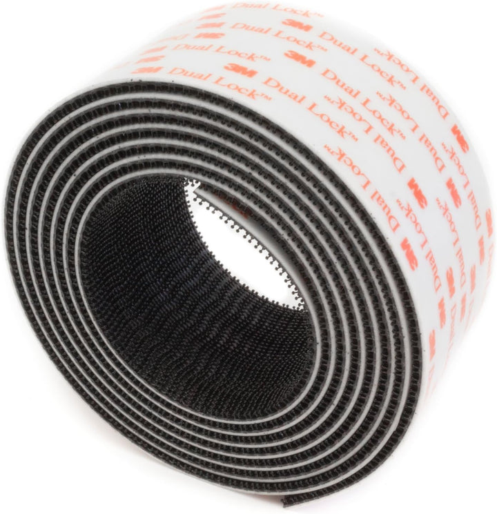 DonDo Klettband selbstklebend 3M Dual Lock SJ3550 Klettband schwarz 50,8mm x 2m 50,8mm x 200cm, 50,8