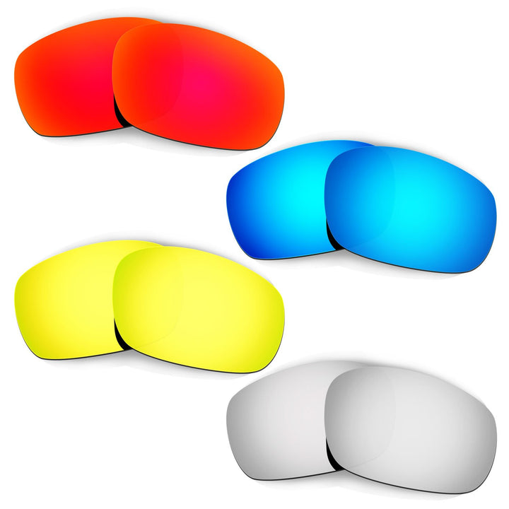 HKUCO Mens Replacement Lenses for Oakley Racing Jacket - 4 Pair
