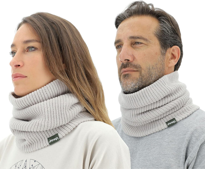Jeep Unisex J Ribbed Tricot Neckwarmer J22w Head band Einheitsgrösse Light Graystone, Einheitsgrösse