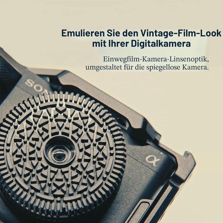 Original Retropia Einweg-Kameraobjektiv – unbegrenzte Sofortfotos im Film-Look – Pancake-Objektiv, 3