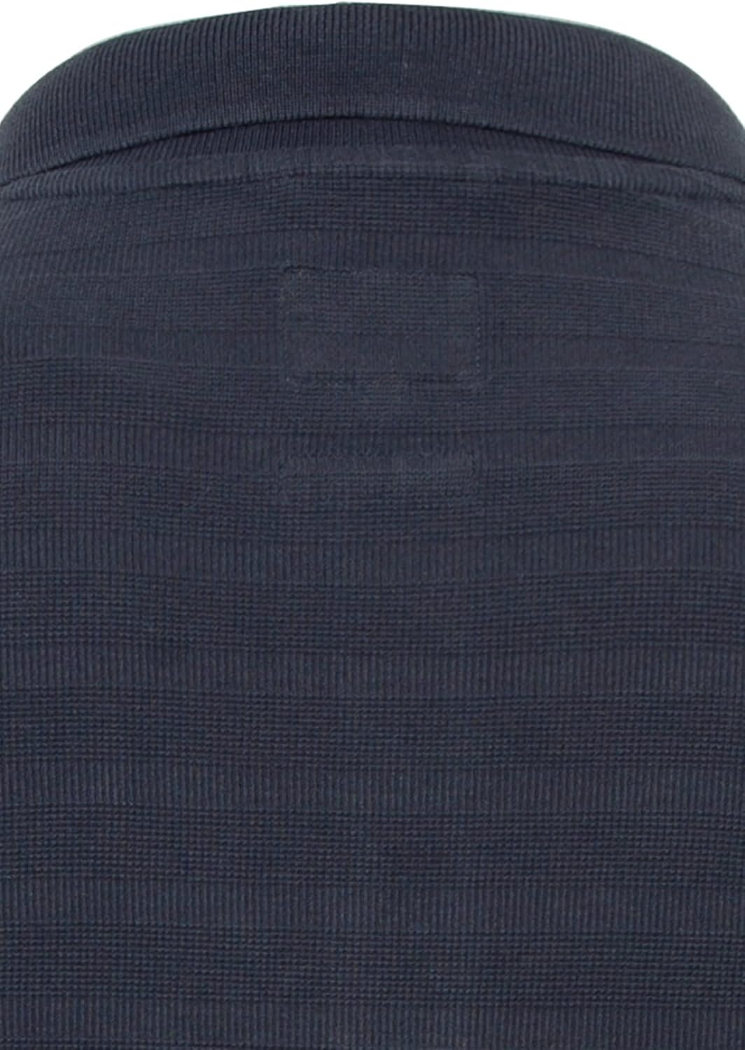 camel active Herren Kurzarm Poloshirt im tonalen Streifenmuster M Dunkelblau, M Dunkelblau