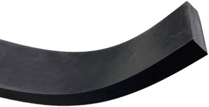 Gummistreifen Vollgummi Hartgummi 80mm bis 200mm breit 20mm dick 2m lang (2000x150x20mm), 2000x150x2