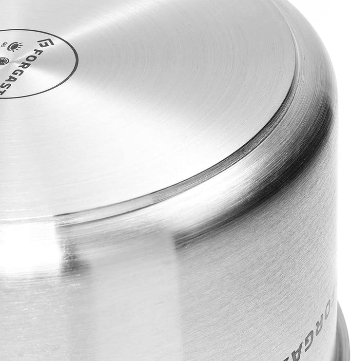 Hoch Edelstahl Kochtopf | 50L Liter | Deckel | Topf | Induktion, Gasherd, Elektro | Spülmaschinengee