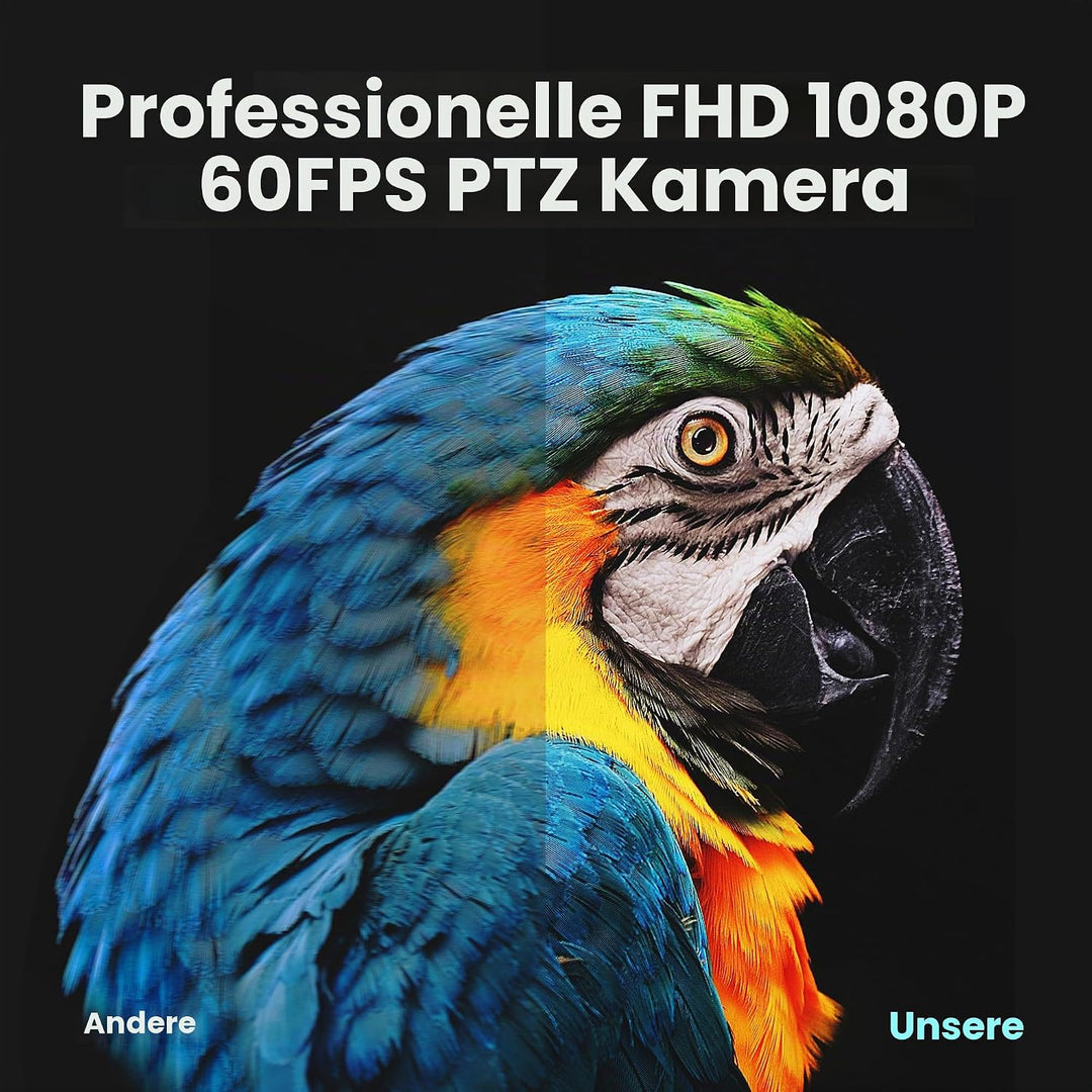 AI PTZ Kamera 30X Optischer Zoom mit USB/HDMI/3G-SDI/RJ45 IP Live-Streaming Kamera KI-Auto-Tracking
