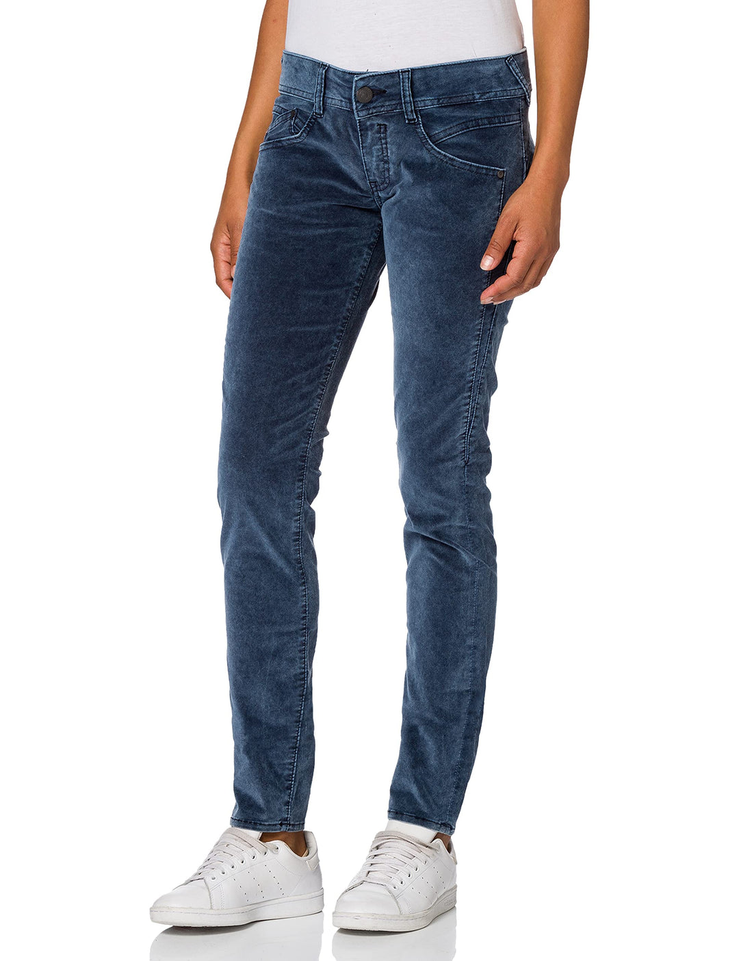 Herrlicher Damen Gila Slim Jeans 24W / 32L Deep Water 831, 24W / 32L Deep Water 831