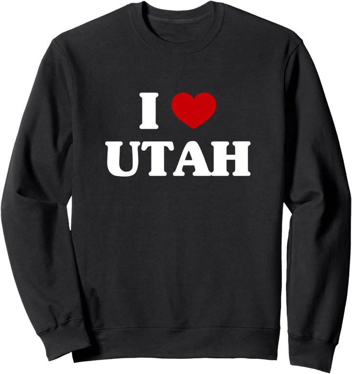 Utah I Heart Utah Stolzer US-Bundesstaat Ich liebe Utah Sweatshirt