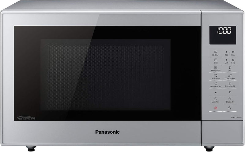 Panasonic NN-CT57 Mikrowelle (1000 Watt, mit Grill und Heissluft, Inverter Mikrowelle, 27 Liter, ger