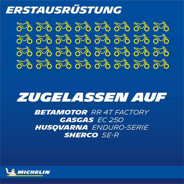 MICHELIN Enduro Medium Motorradreifen 140/80-18 70R Hinterrad, 140/80-18 70R