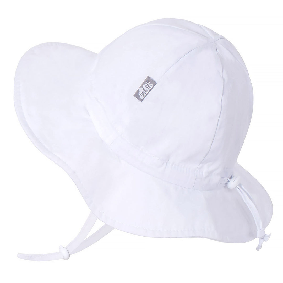 Jan & Jul Sun Hat 6-24 Monate Weiss, 6-24 Monate Weiß