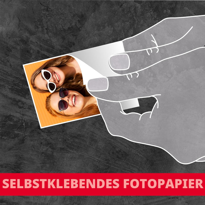 AGFA Photo Mini P.2 – Tragbarer Zink-Drucker für Sofortbilder – Einfach und schnell drucken – 75 × 5