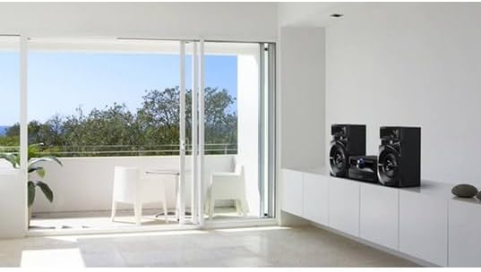 Panasonic Mini-System, 300 W, 2-Wege-Lautsprecher, Woofer:13 cm, CD-Player, CD-R/R W, Bluetooth, USB