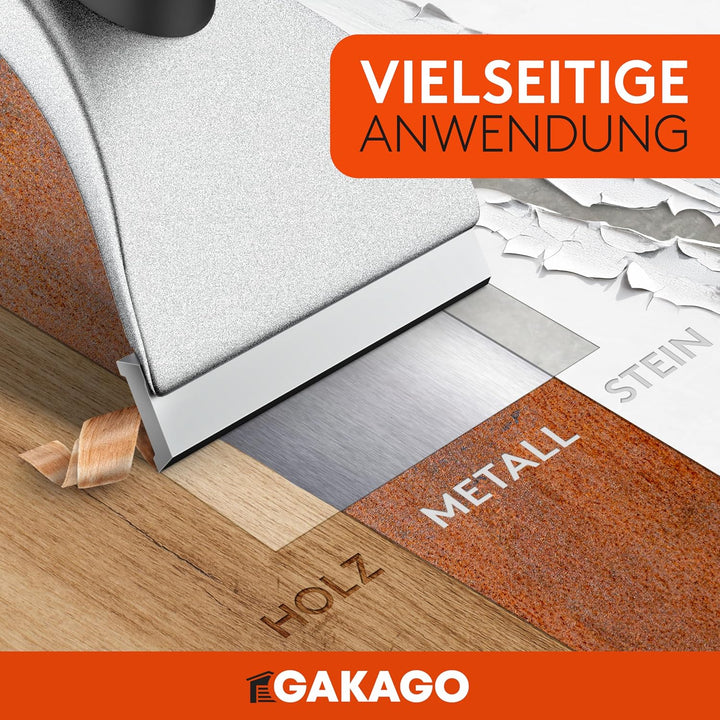 Ersatzklinge Kraft-Schaber (2er Pack) - Hochwertige 65mm Ziehklinge aus langlebigen Wolframcarbid fü