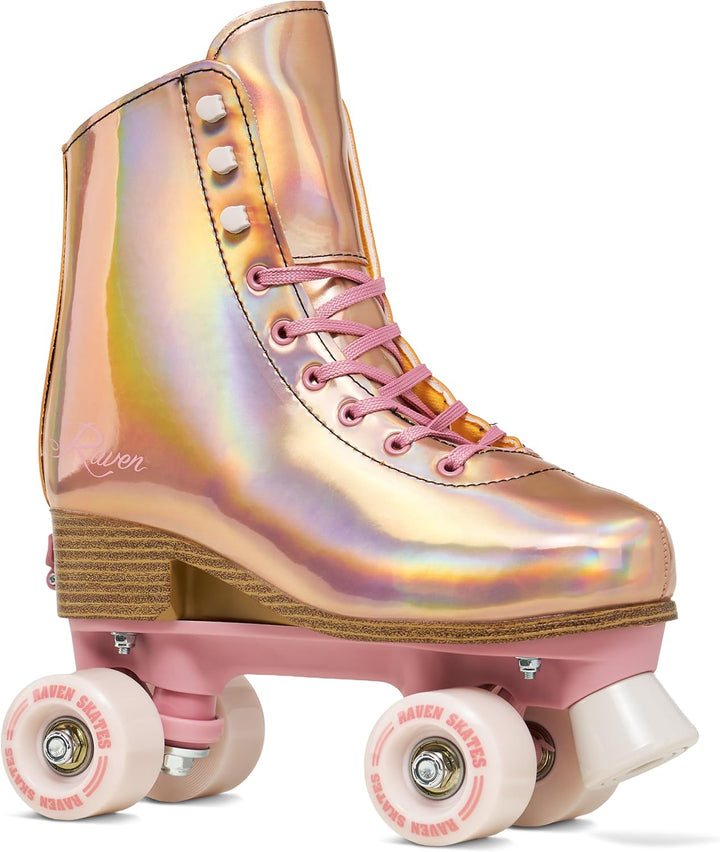 RAVEN Rollschuhe Roller Skates für Kinder Erwachsene Mädchen Damen verstellbar 39-42 (25-26,5 cm) Ho