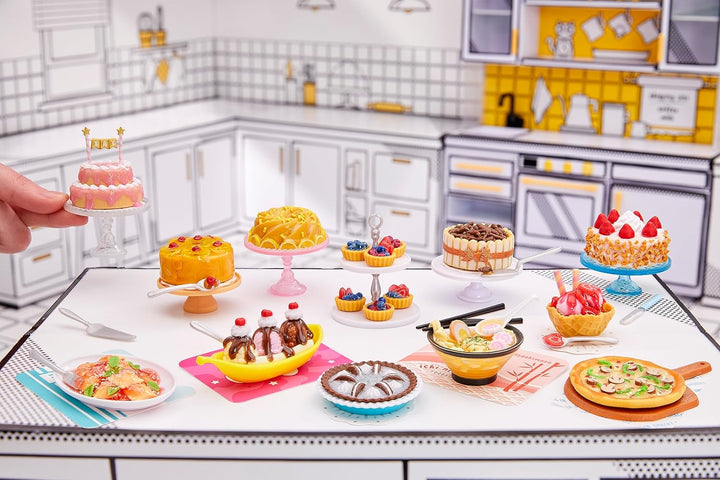 MGA's Miniverse Serie 2 Make It Mini Food Diner - DIY Food Playset mit UV-Licht, nachgebildeten Lebe