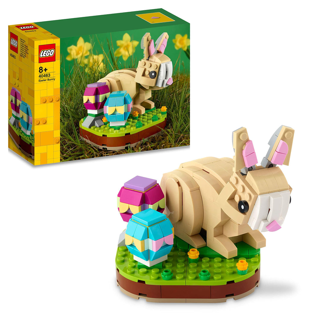 LEGO 40463 Osterhase Spielzeug zu Ostern zum Basteln für Kinder, ideal als Ostergeschenk oder Osterd