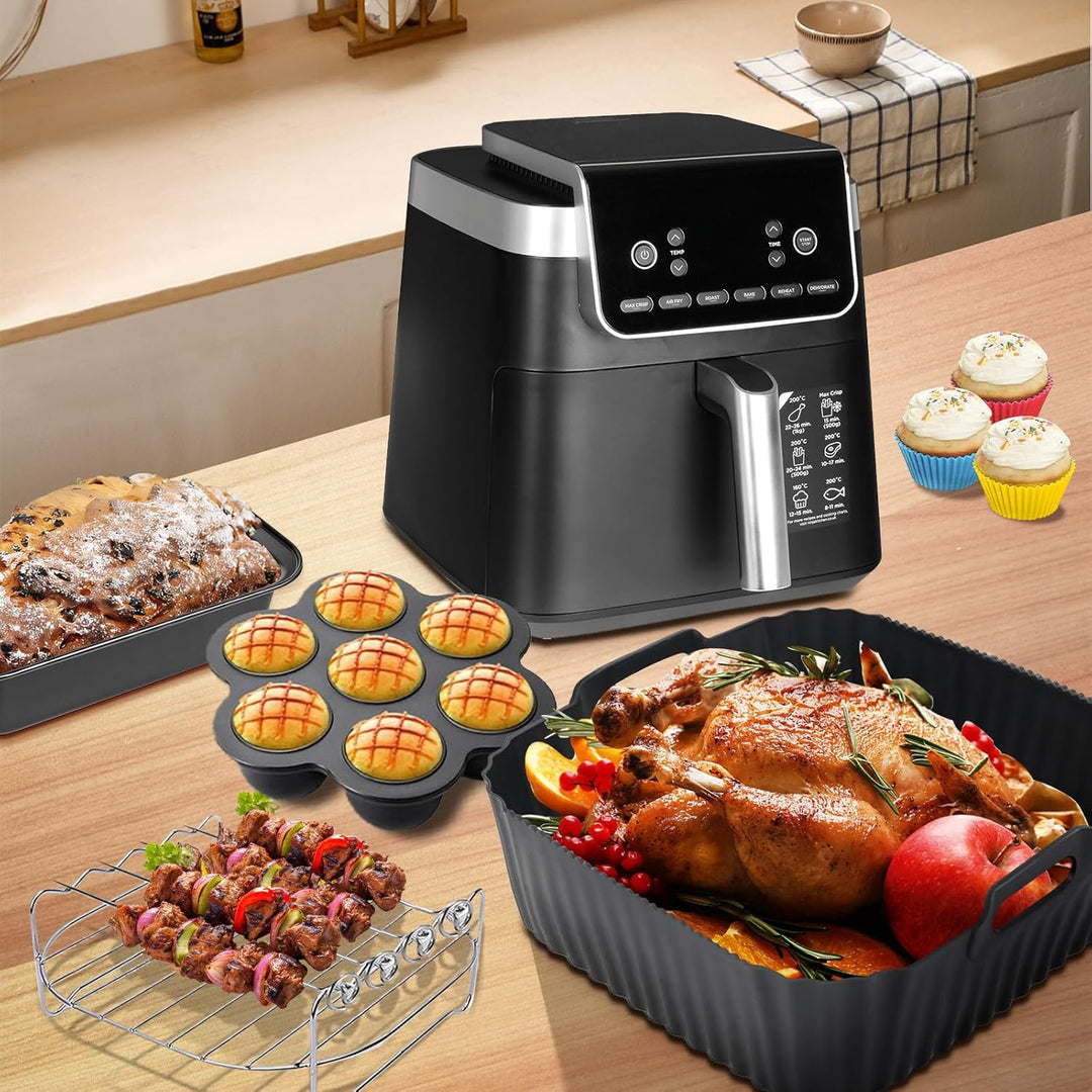 Heissluftfritteuse Zubehör für Cosori Turboblaze 6 L XXL 5,7 6,2L, Ninja Airfryer MAX PRO 6 2 Liter