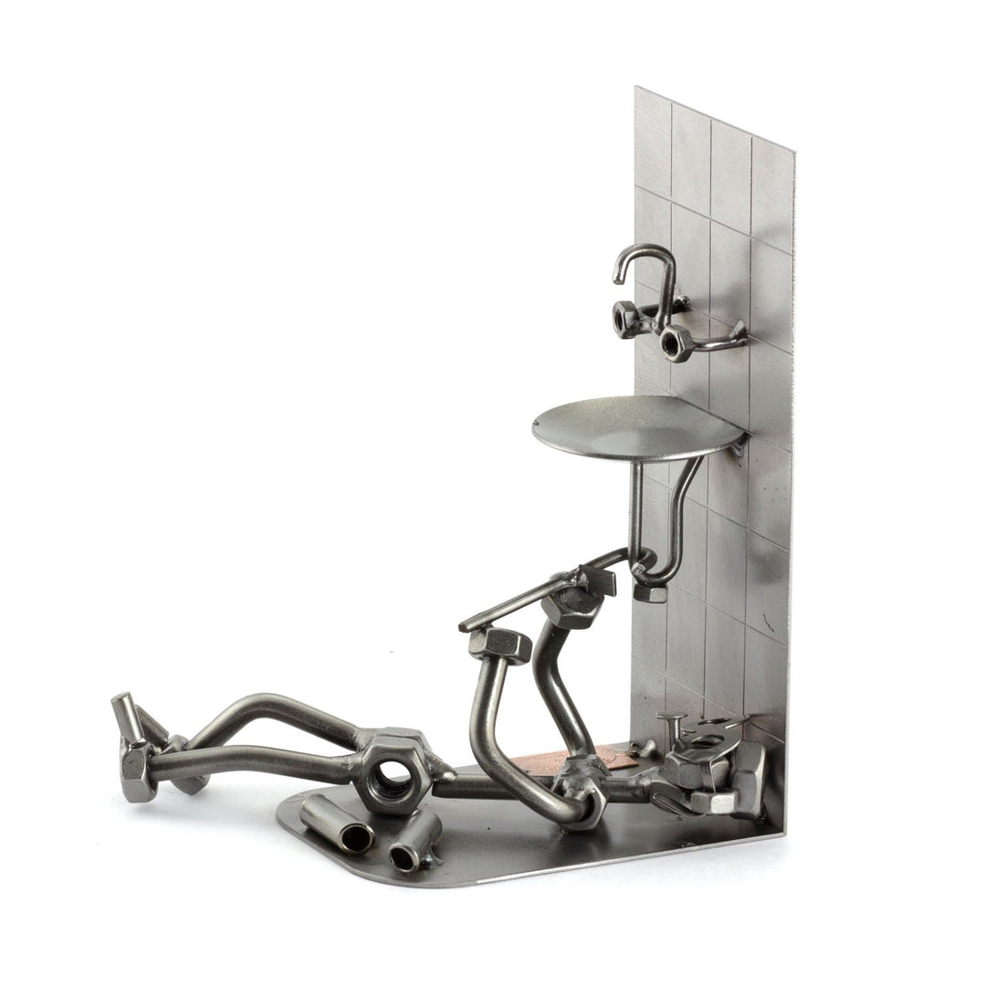 Steelman24 I Schraubenmännchen Klempner I Made in Germany I Handarbeit I Geschenkidee I Stahlfigur I