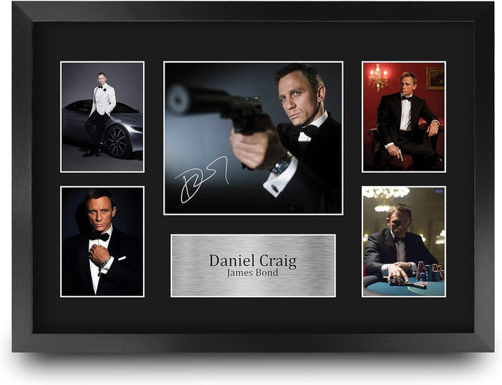 HWC Trading FR A3 Daniel Craig James Bond Geschenke Gedruckt, Signiert Autogramm Bild Für Film-Erinn