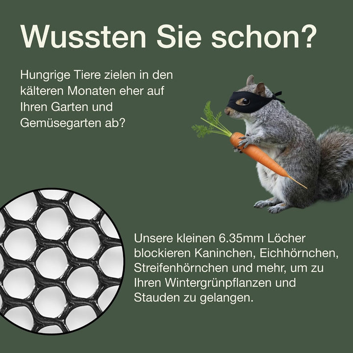 MaPorch Kunststoff-Maschendrahtzaun (Hunter Green, 38cm x 304cm) - Weidezaun - Drahtzaun - Drahtgefl